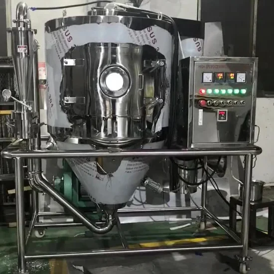 LPG-5 modèle SUS304 utilisation en laboratoire équipement de pulvérisation résine liquide centrifuge séchoir à pulvérisation bon marché facile à utiliser